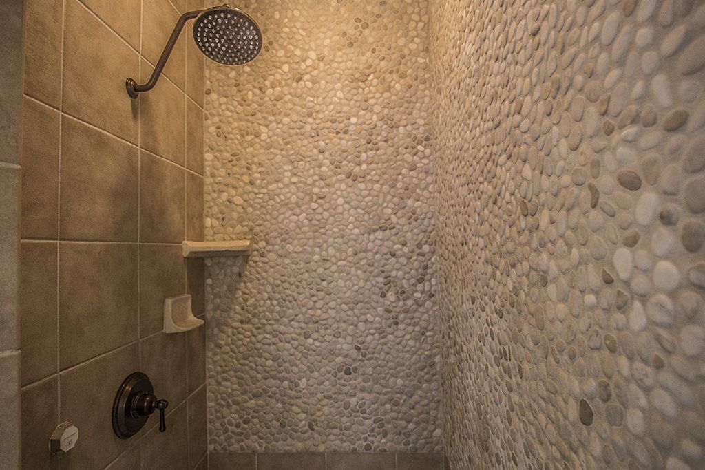 River Rock In Bathroom in 220 Waters Edge