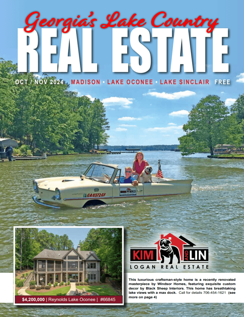 lake oconee real estate magazine cover october november 2024